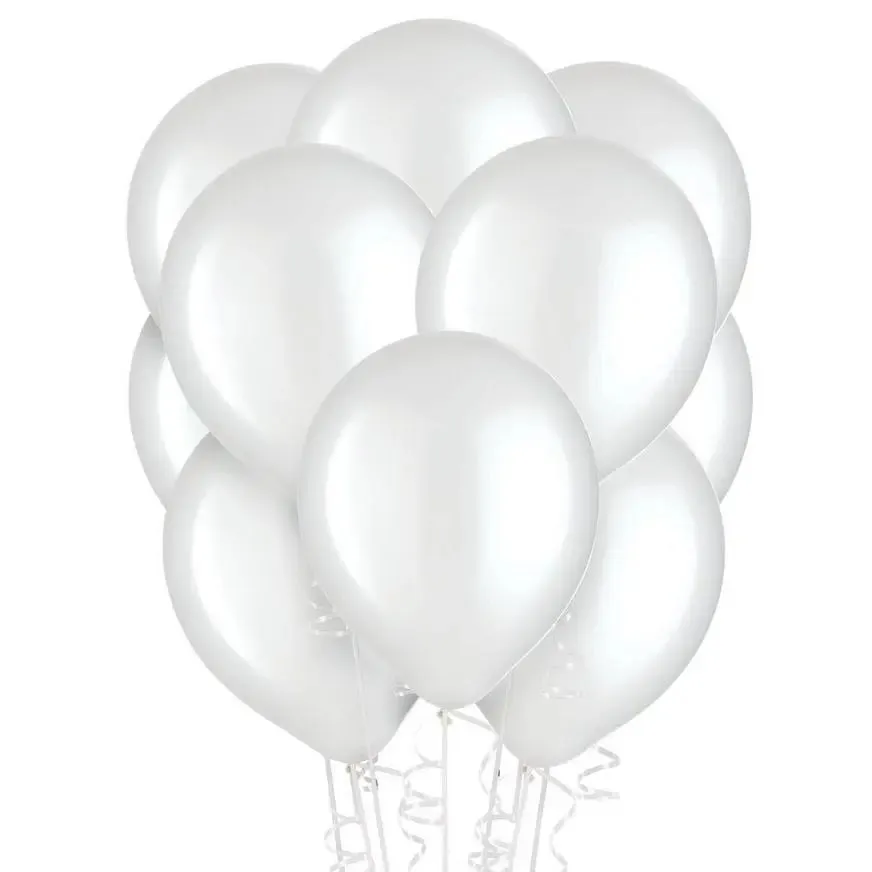 10" Quality, Standard Helium Grade Balloons - 100/Bag