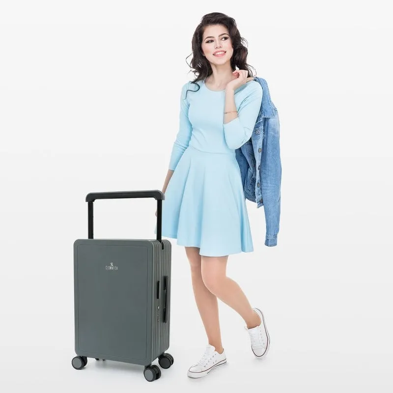 20inch Cabin Trolley Bag with TSA Lock & Water Resistance | 40L | Dark Grey