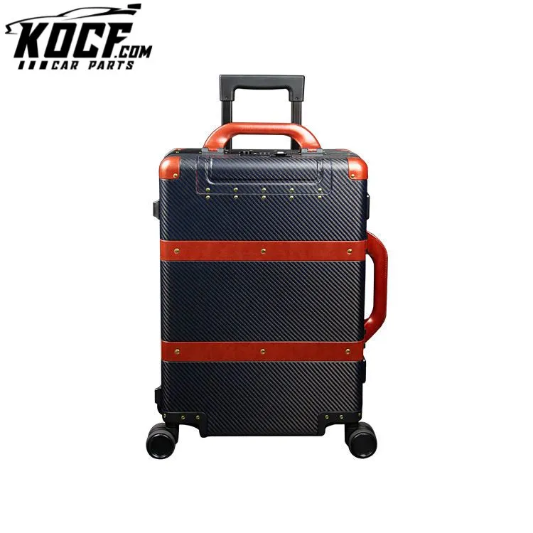 20" Boarding Suitcase 3K Real Carbon Fiber Matte Trolley Case 20 Inch Carry-On Luggage