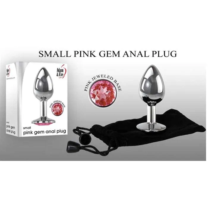 Adam & Eve Pink Gem Anal Plug Small