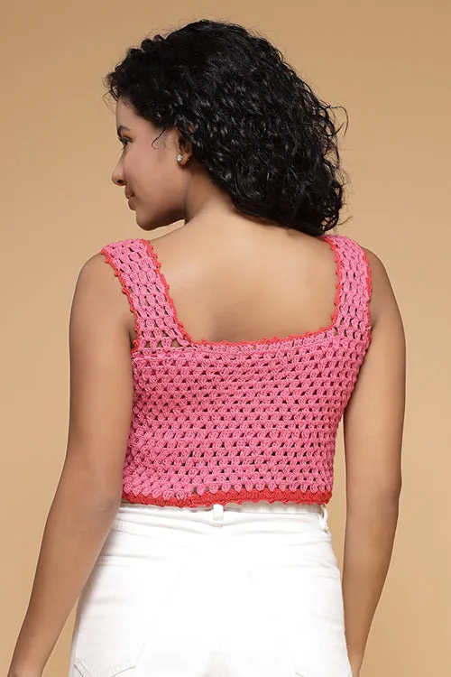 Ajoobaa "Cherry" Crochet Top