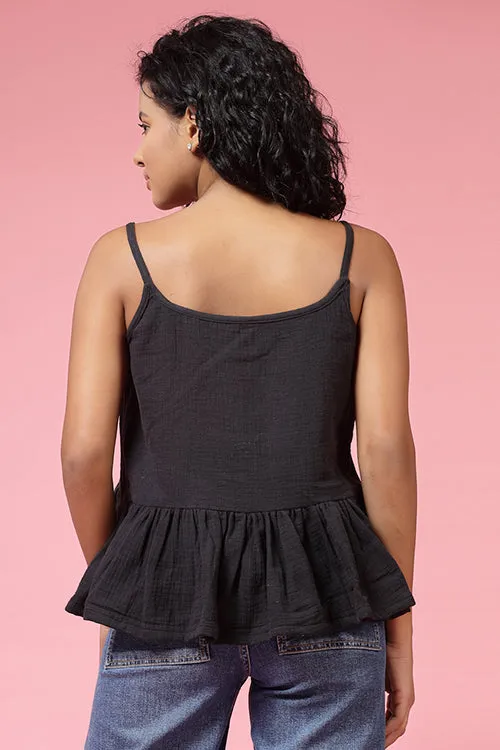 Ajoobaa "Flared" Crochet Top