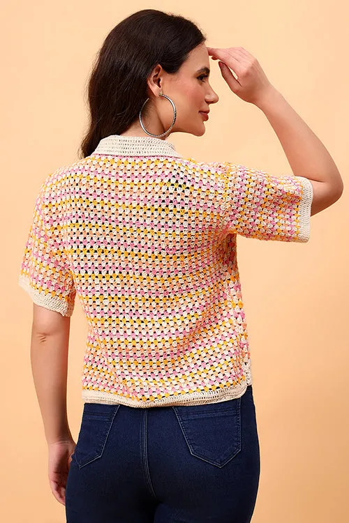 Ajoobaa "Vintagevibe" Handmade Crochet Shirt