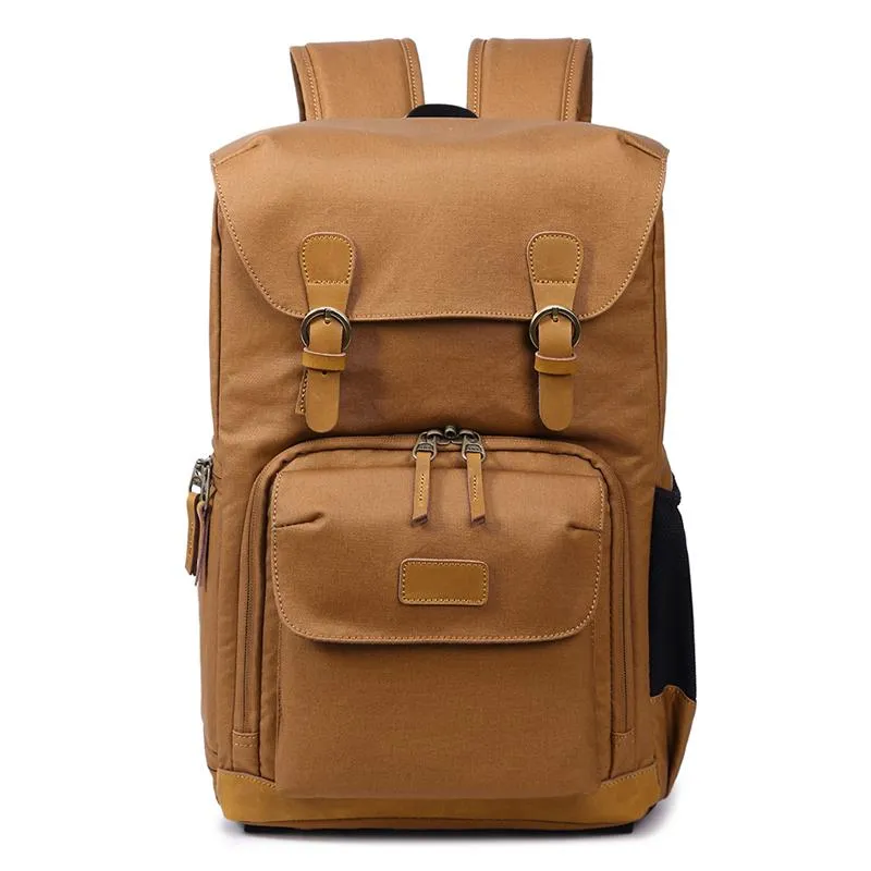 Blue LARGE CANVAS WATERPROOF MENS DSLR CAMERA BAG CANON CAMERA BACKPACK NIKON CAMERA BAG FOR Women