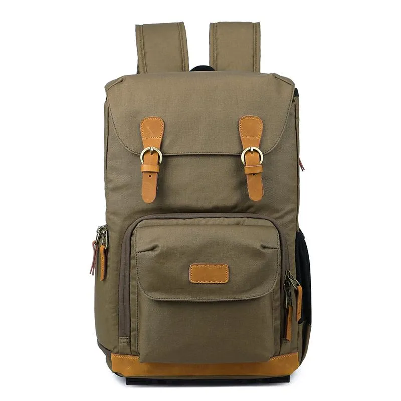 Blue LARGE CANVAS WATERPROOF MENS DSLR CAMERA BAG CANON CAMERA BACKPACK NIKON CAMERA BAG FOR Women