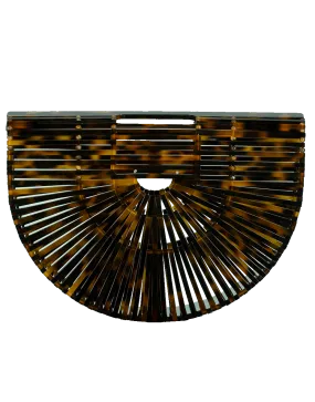 Brown Acrylic Ark Small Bag