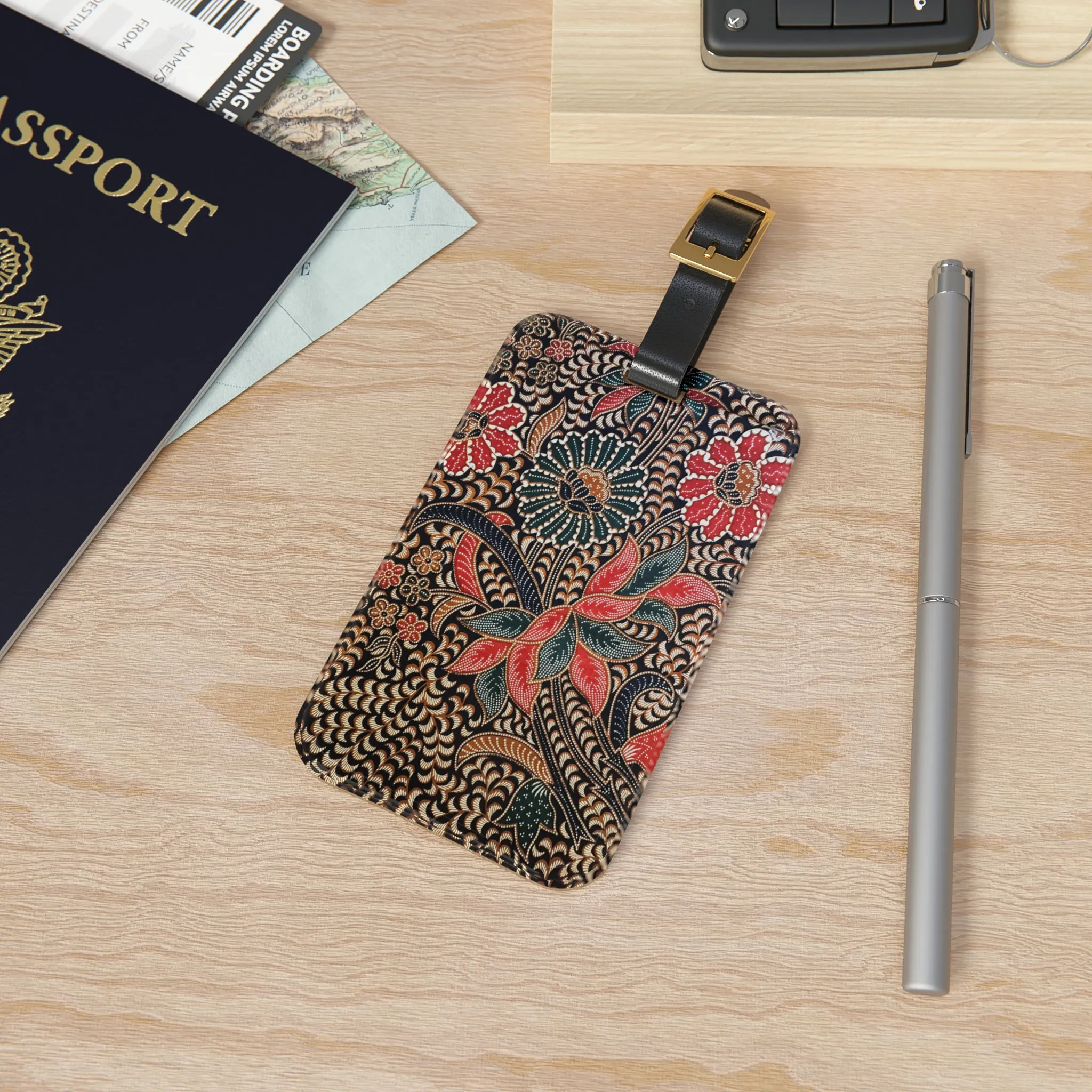 Bunga Luggage Tag