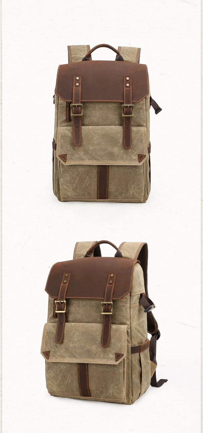 CANVAS WATERPROOF MENS CANON CAMERA BACKPACK LARGE NIKON CAMERA BAG DSLR CAMERA BAG FOR MEN