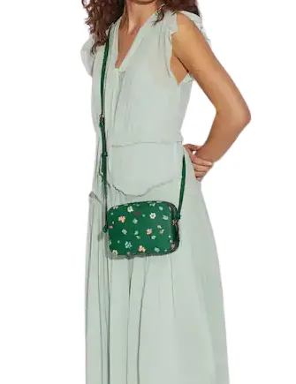 Coach Mini Camera Bag With Mystical Floral Print
