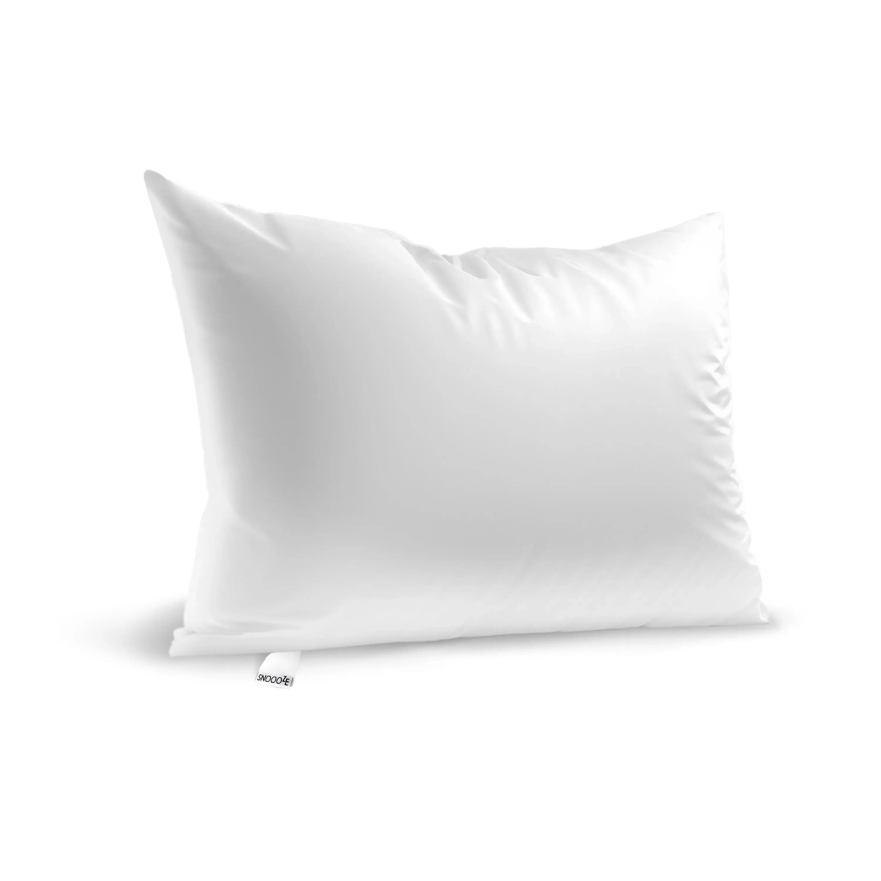 Cotton FullSize Pillowcase With Piped Edges,White