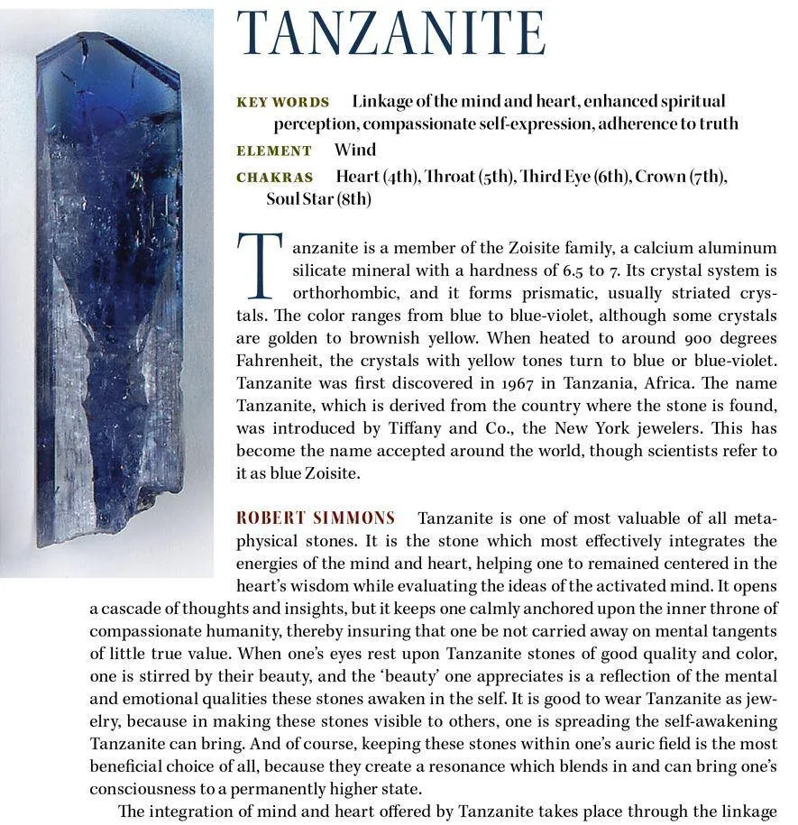 Danburite & Tanzanite Star of Venus Pendant