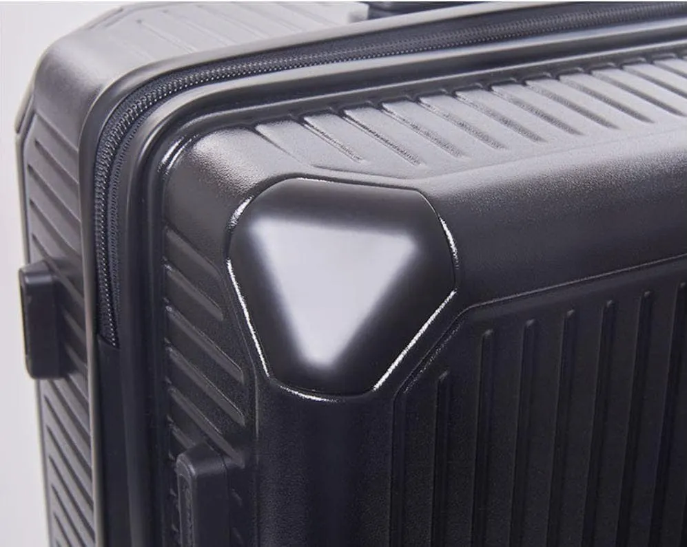 Echolac Shogun 24" 4 Double Wheel Check-In Luggage Trolley Black - PC148 24 Black