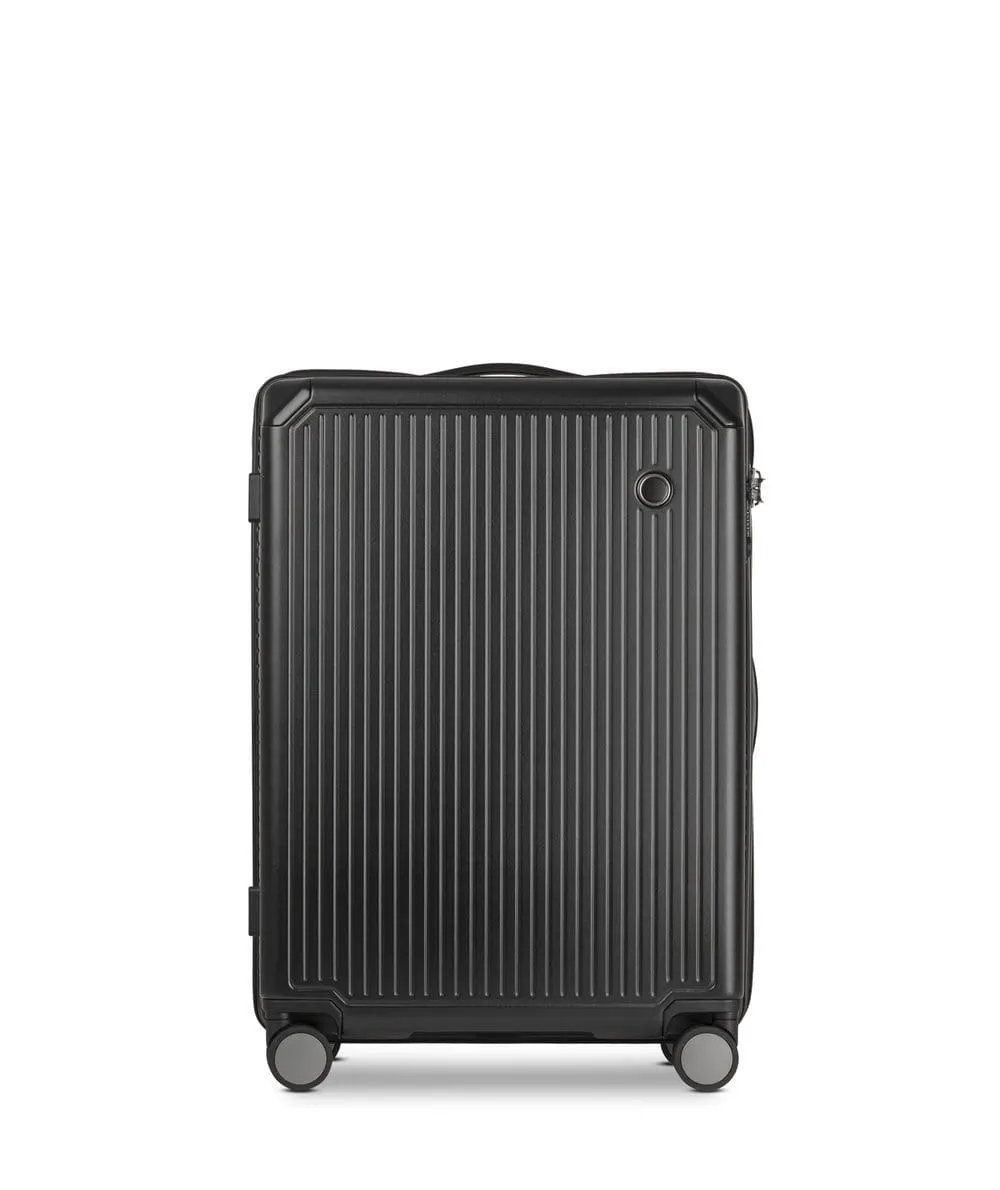 Echolac Shogun 24" 4 Double Wheel Check-In Luggage Trolley Black - PC148 24 Black