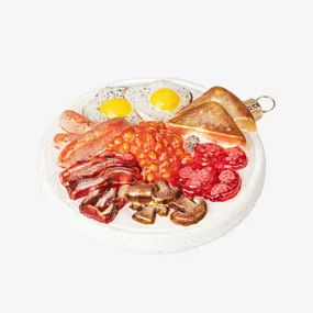 English Breakfast Ornament
