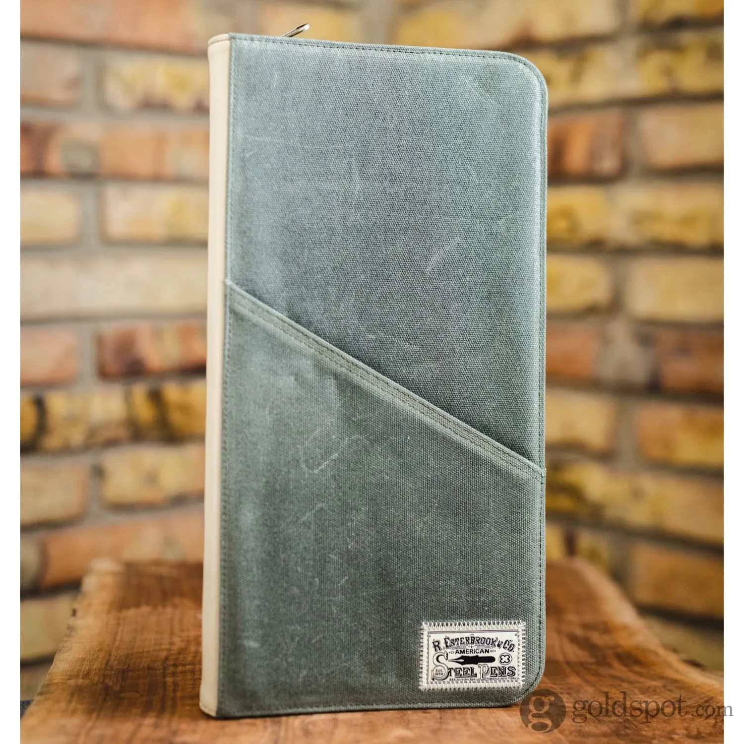 Esterbrook 40 Pen Zipper Case in Army Green