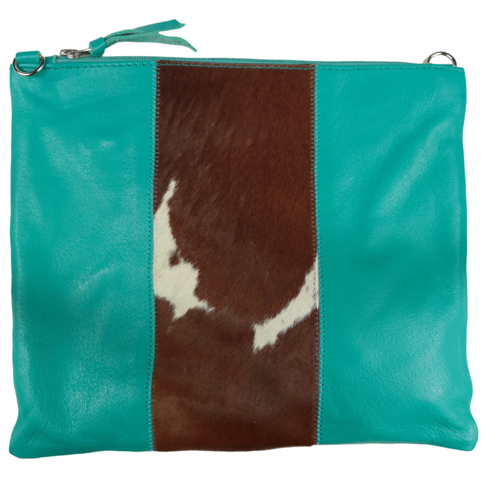 Fern Jumbo Clutch/Handbag - Teal