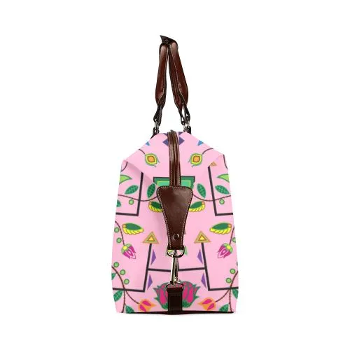 Geometric Floral Summer-Sunset Classic Travel Bag