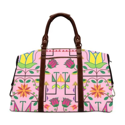 Geometric Floral Summer-Sunset Classic Travel Bag