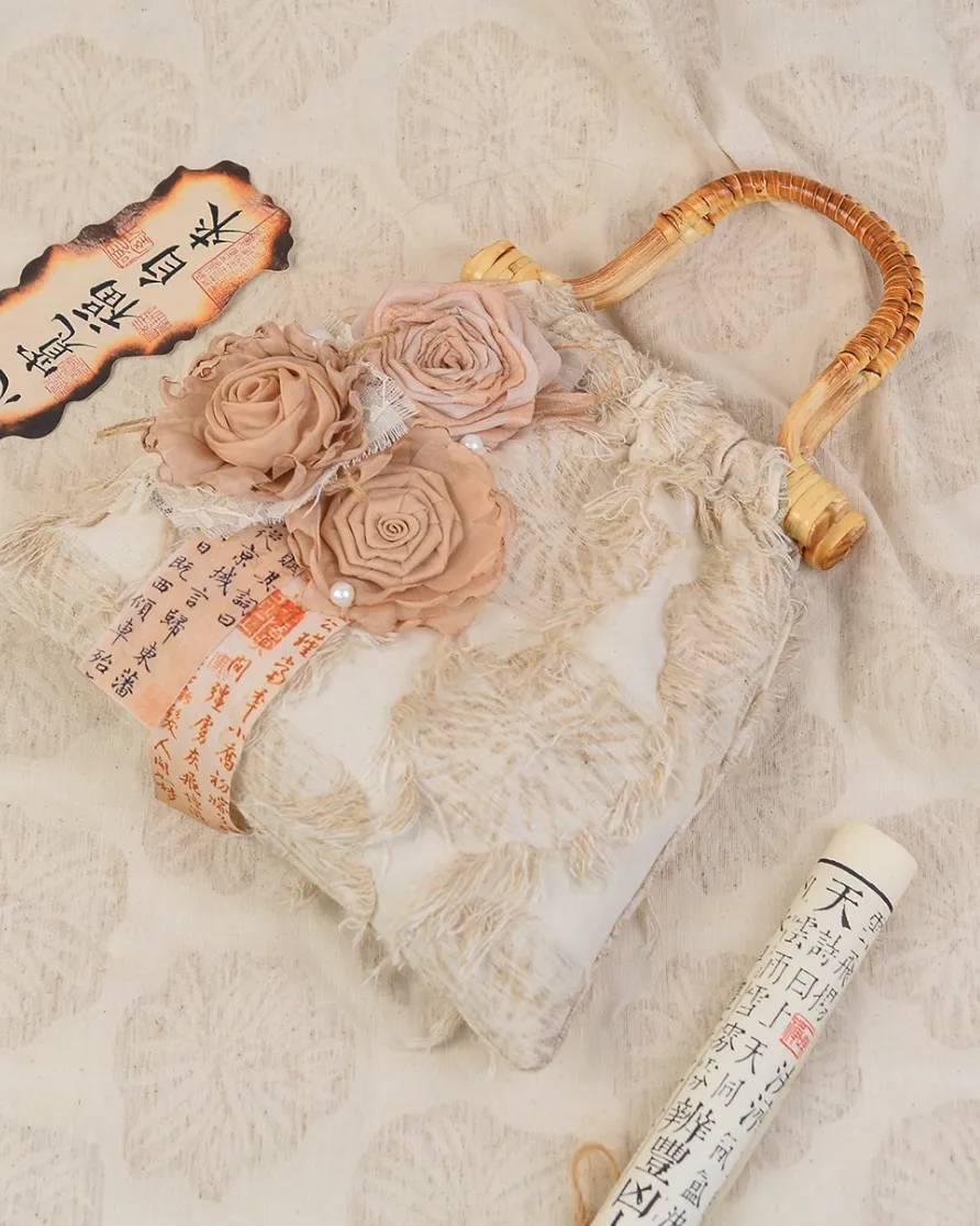 Handbag for Hanfu & Cheongsam - Dusty Rose