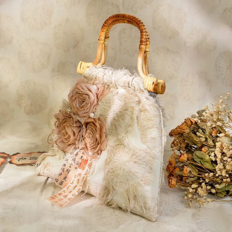 Handbag for Hanfu & Cheongsam - Dusty Rose
