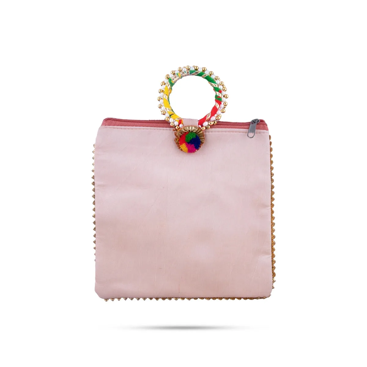Ladies Hand Bag - 9 x 9 Inches | Printed Handbag/ Womens Handbag/ Assorted Colours
