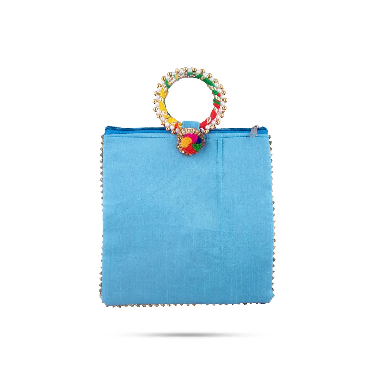 Ladies Hand Bag - 9 x 9 Inches | Printed Handbag/ Womens Handbag/ Assorted Colours