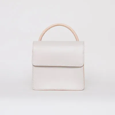 Ladies Pink Leather Handbags Small Leather Work Bag for Women