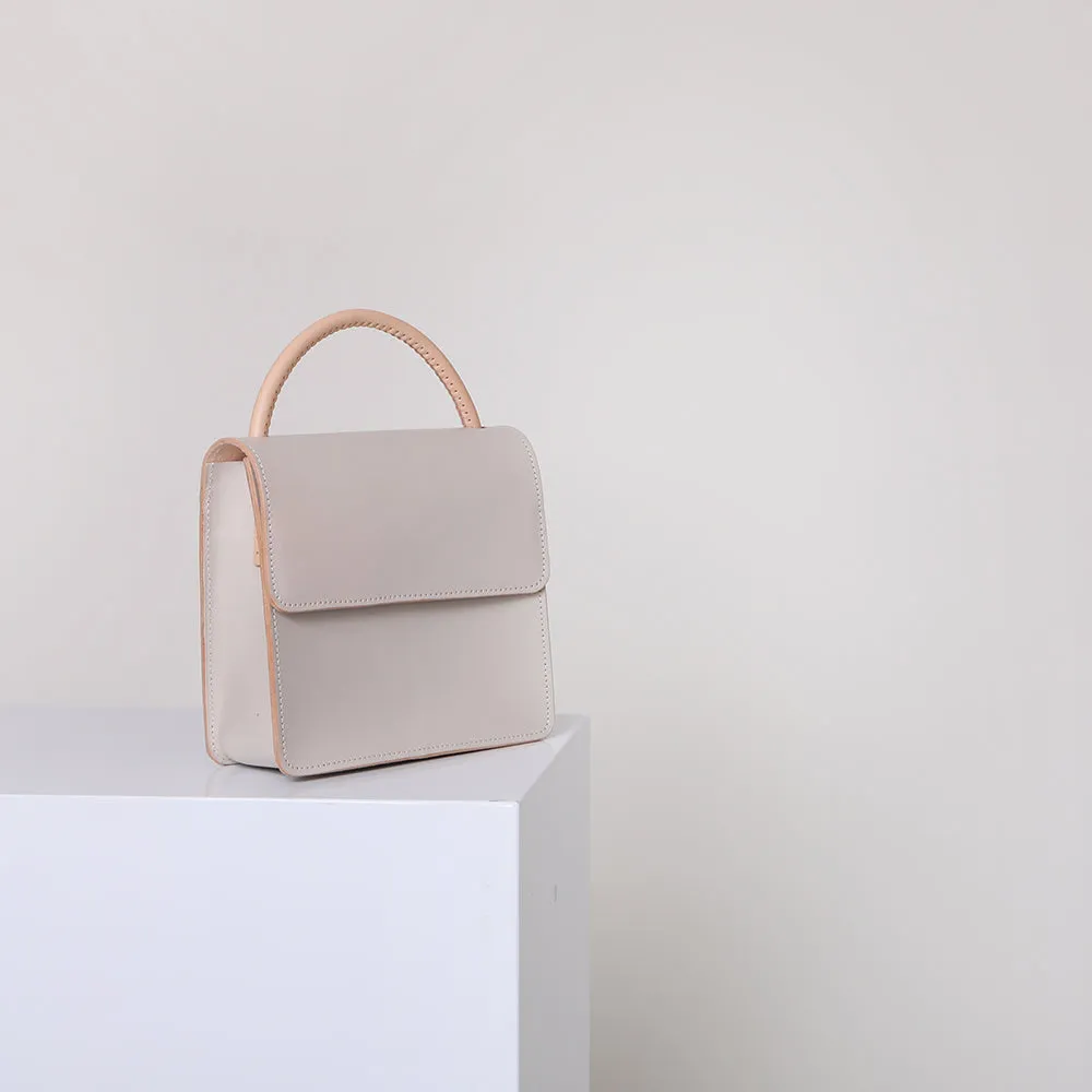 Ladies Pink Leather Handbags Small Leather Work Bag for Women