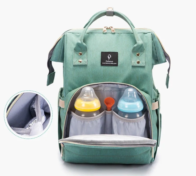 Large Capacity Diaper Bag Backpack Waterproof Maternity Bag Baby Diaper Bags With USB