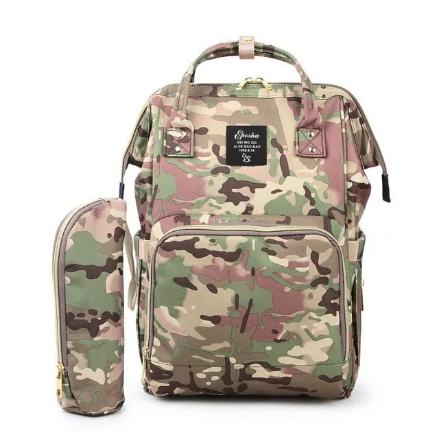 Large Capacity Diaper Bag Backpack Waterproof Maternity Bag Baby Diaper Bags With USB
