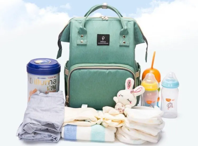 Large Capacity Diaper Bag Backpack Waterproof Maternity Bag Baby Diaper Bags With USB