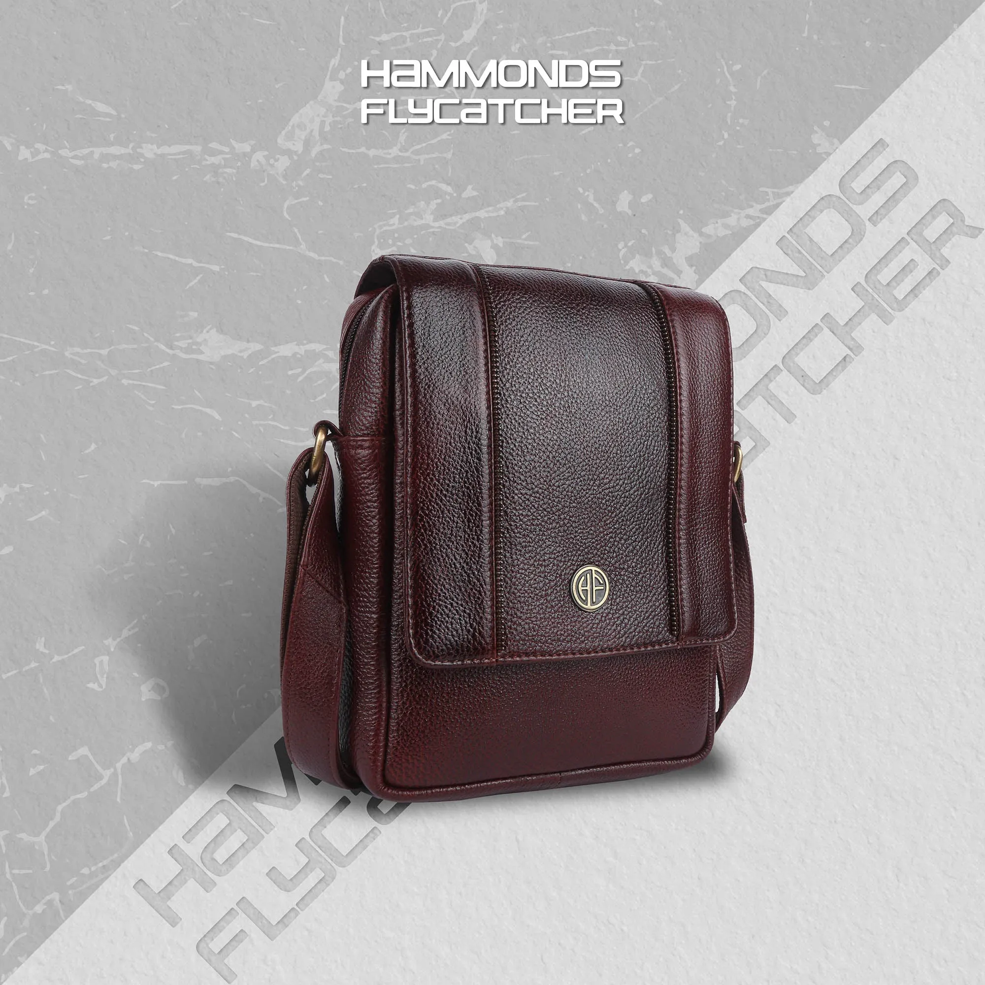 Leather Slingbag For Men - Adjustable Strap - 1 Year Warranty