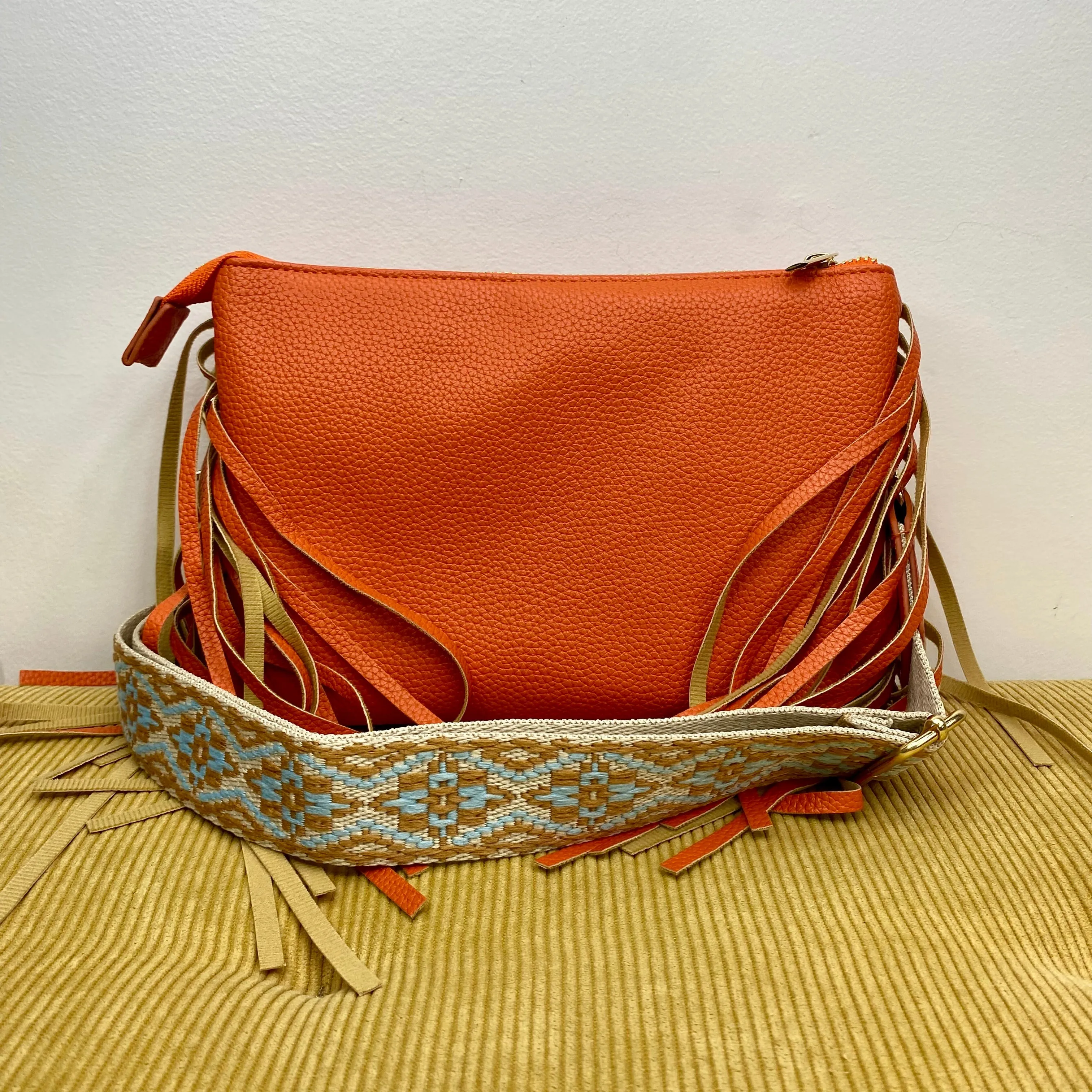 Lucky   Fringe - Clutch Crossbody