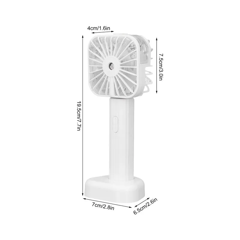 Mini Rechargeable Oscillating Travel Fan Bl-370