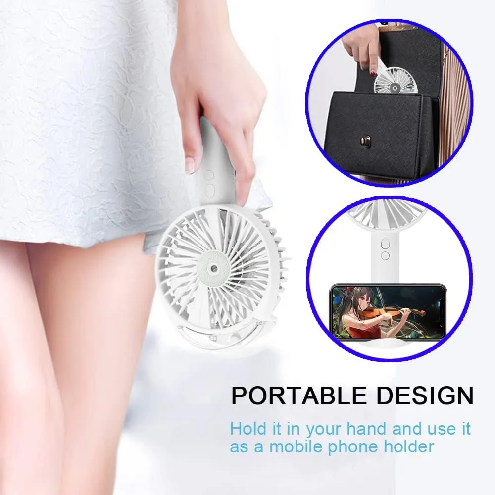 Mini Rechargeable Oscillating Travel Fan Bl-370