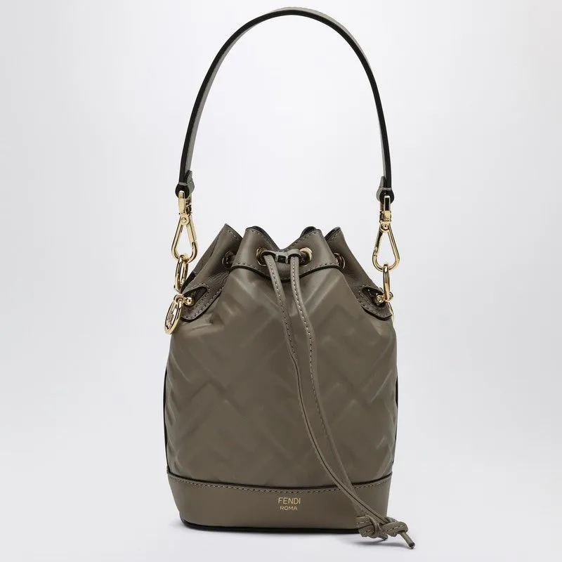 MON TRESOR MINIBAG IN DOVE-COLOURED LEATHER