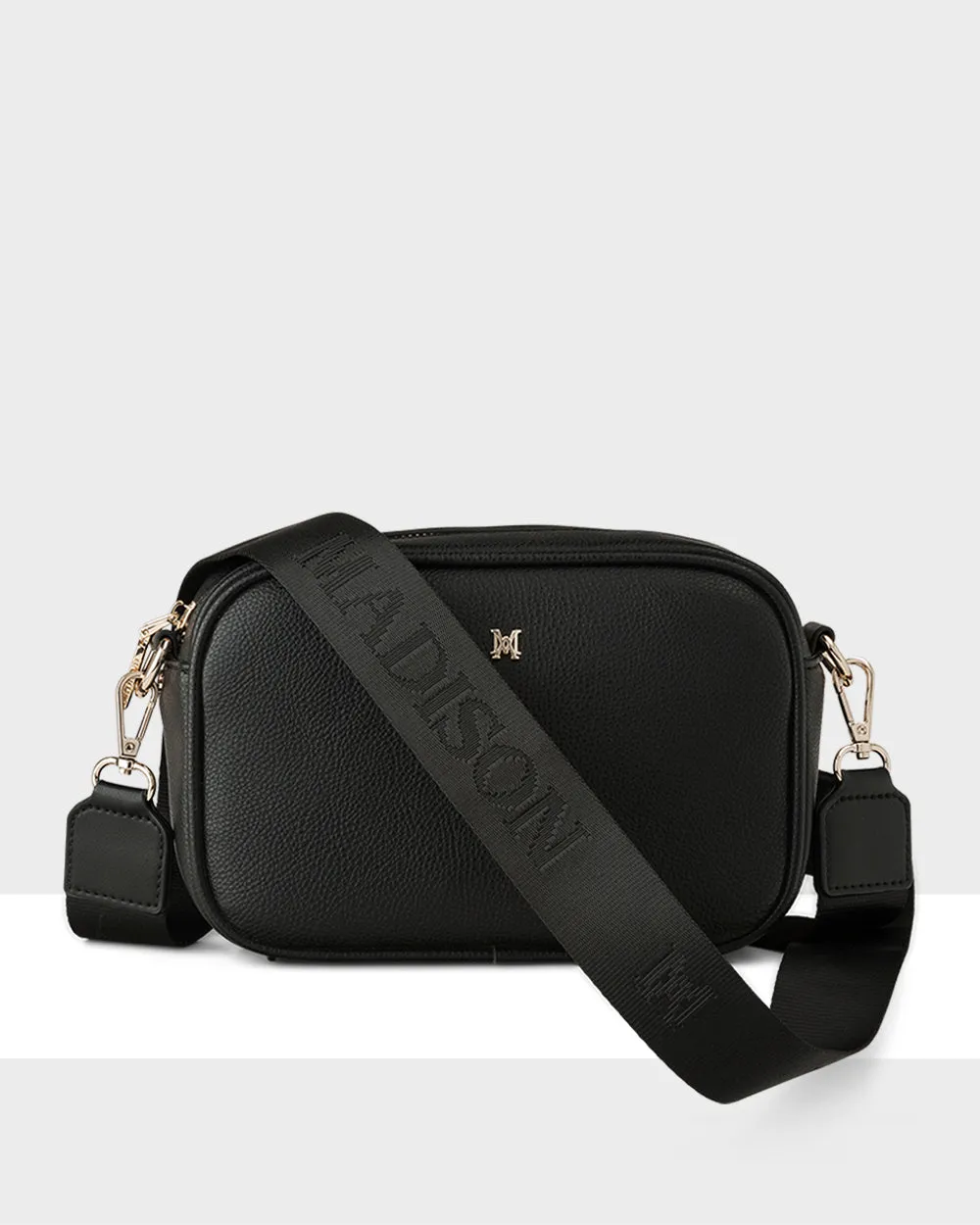 Monica 5 Piece Giftbox - Crossbody Bag, Monogram Bag Strap, Cardholder, Keychain & Personalisation Charm