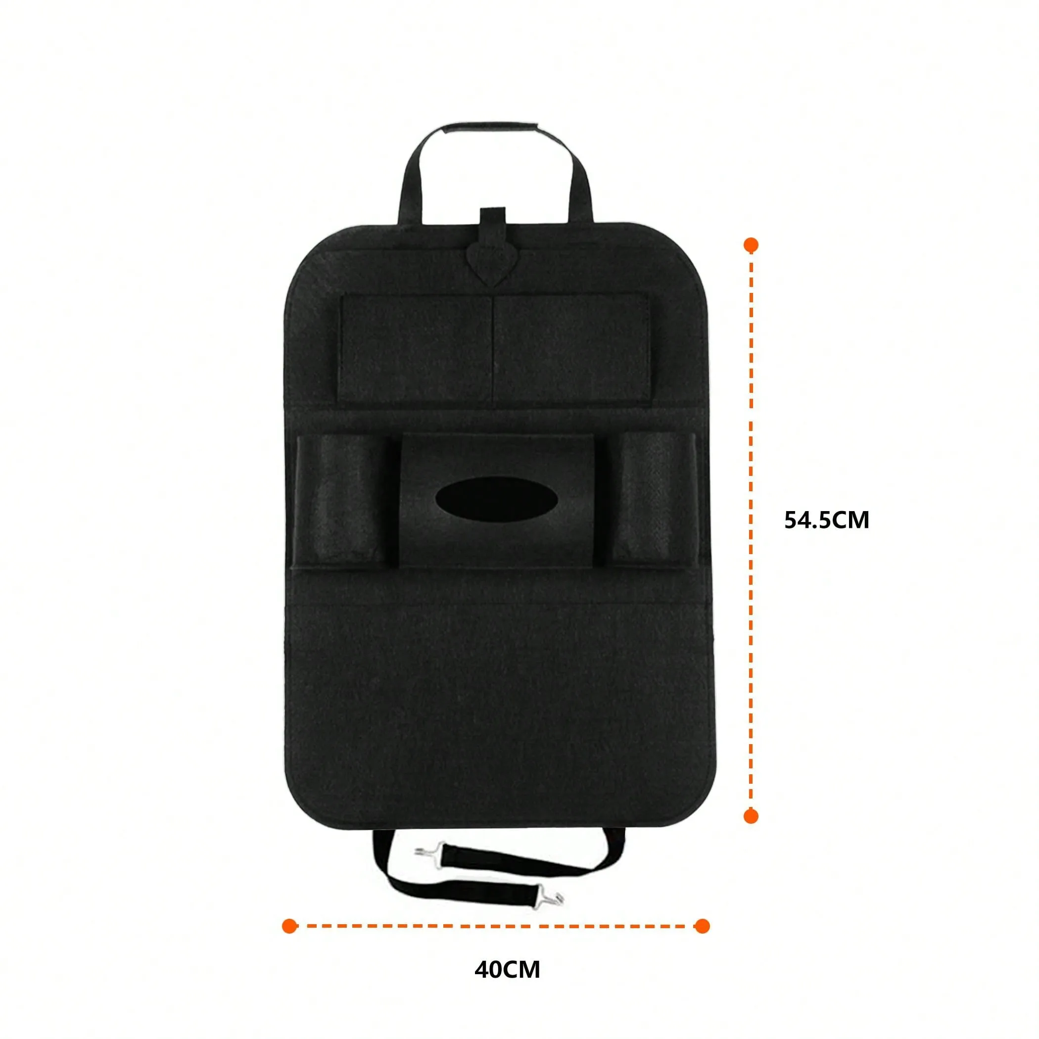 Multifunctional Seat Storage Bag Car Seat Back Storage Bag Baby Seat Felt Storage Bag