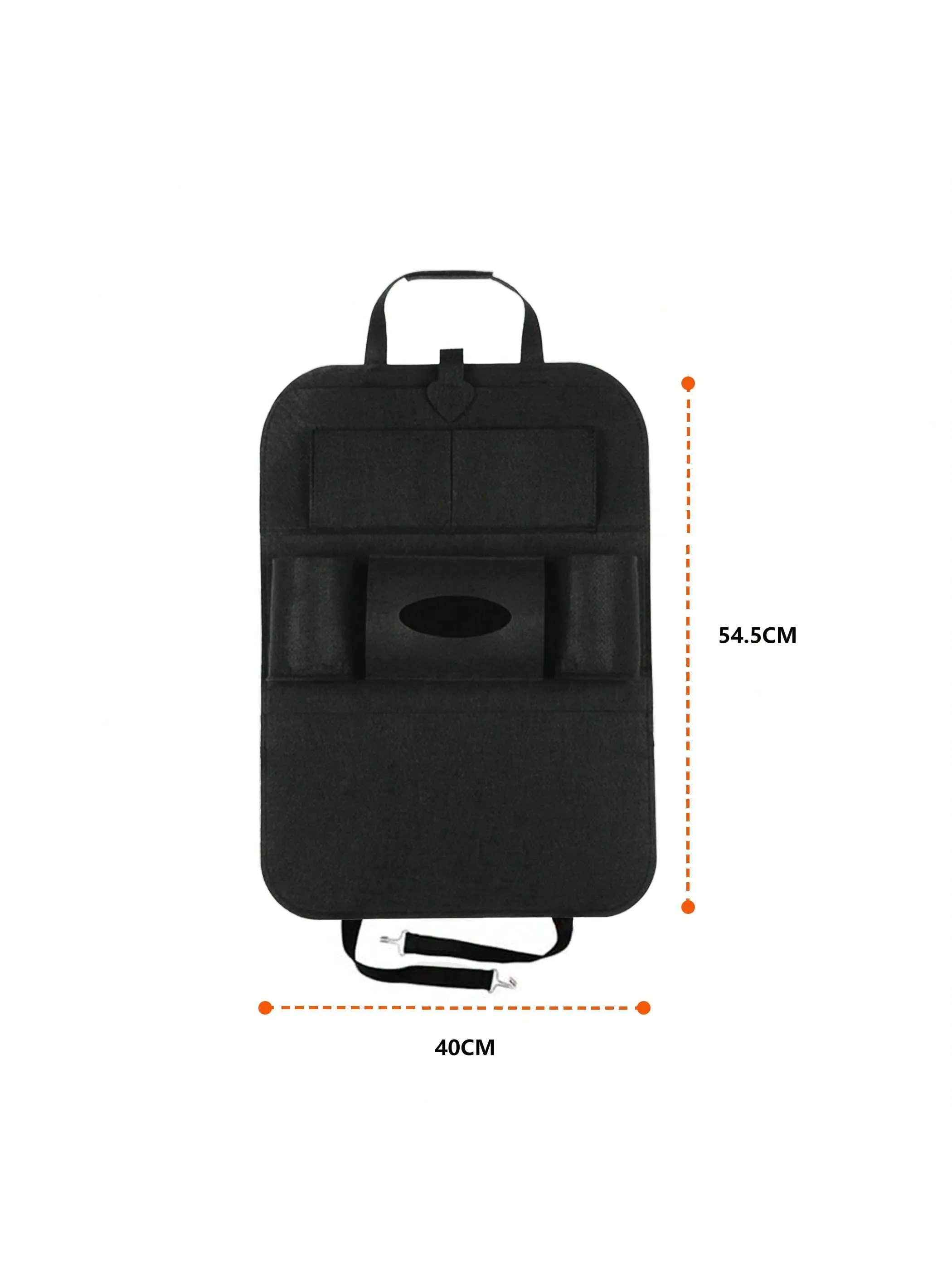 Multifunctional Seat Storage Bag Car Seat Back Storage Bag Baby Seat Felt Storage Bag