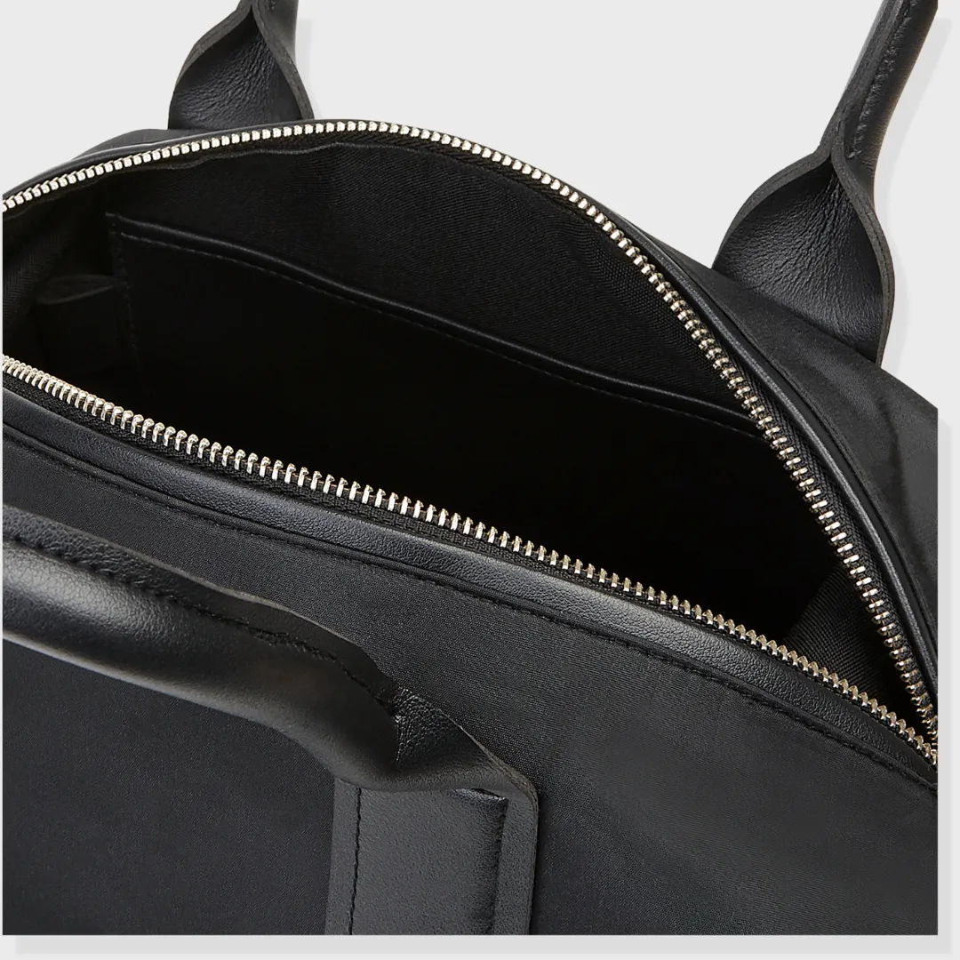 NOLAN MEDIUM NYLON HANDBAG BLACK