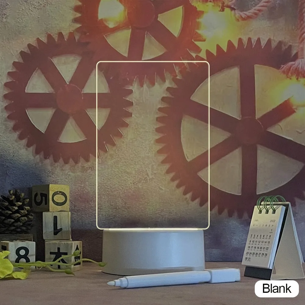 Note Board Creative Led Night Light