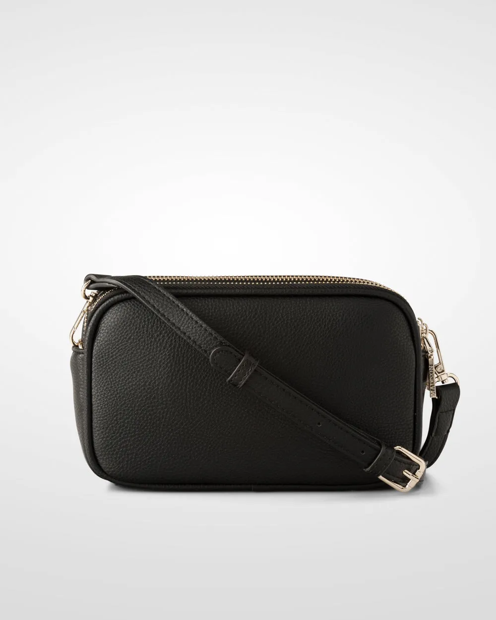 Odette Double Zip Slimline Camera Crossbody Bag   Monogram Bag Strap