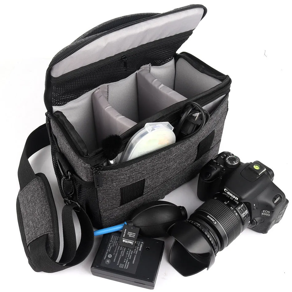 Outdoor waterproof camera bag professional shoulder bag for Canon Nikon camera bag
