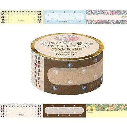 Paper Tape PILOT x PAUL&JOE 0.4mm Stationery Art Supplies Student Travel Record School Office Diary PMMST-50RPJ1