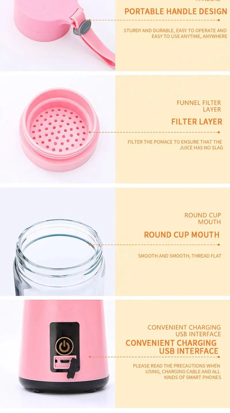 Portable Electric Fruit Blender