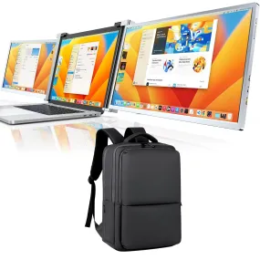 PORTABLE TRI-SCREEN MONITOR   BAG  15.4"