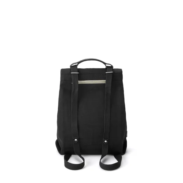 Qwstion Flap Tote Small (all black)