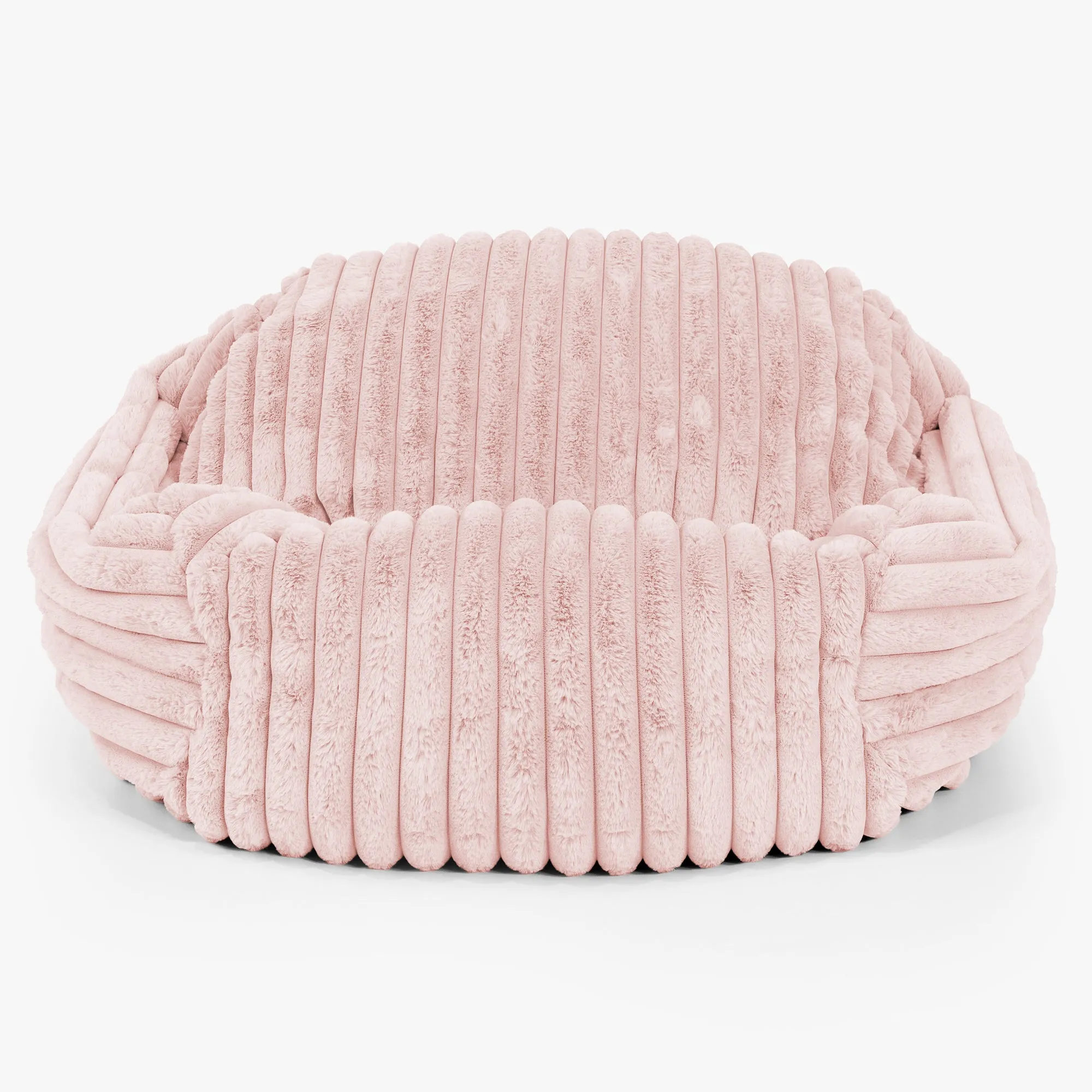 Sabine Bean Bag Armchair - Ultra Plush Cord Dusty Pink