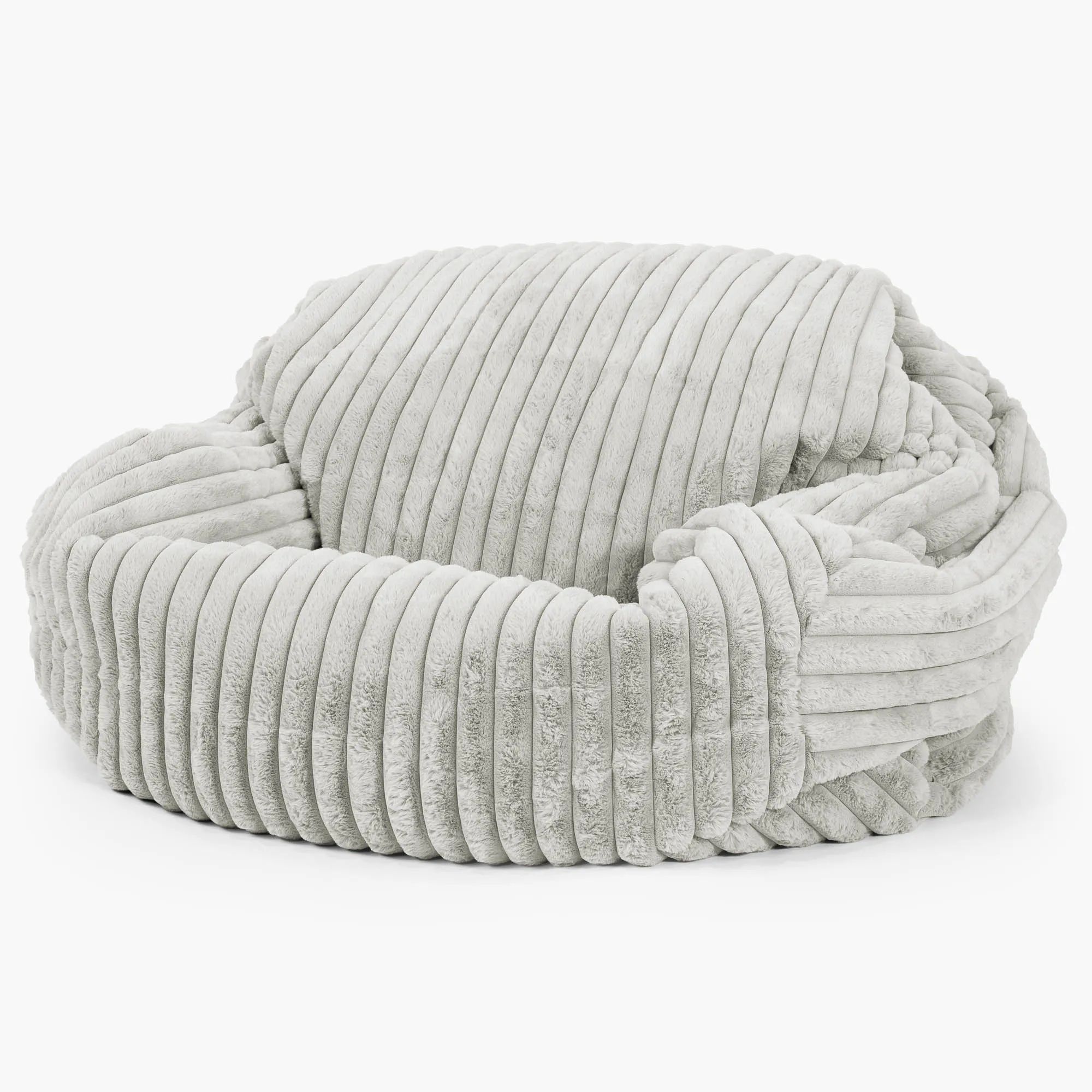 Sabine Bean Bag Sofa - Ultra Plush Cord Sage Green