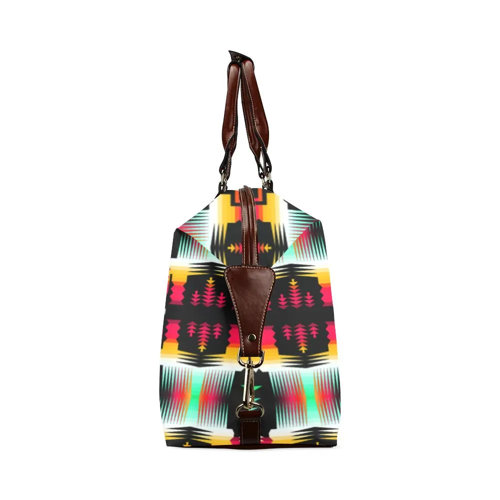 Small Print Sage Fire and Sky Classic Travel Bag
